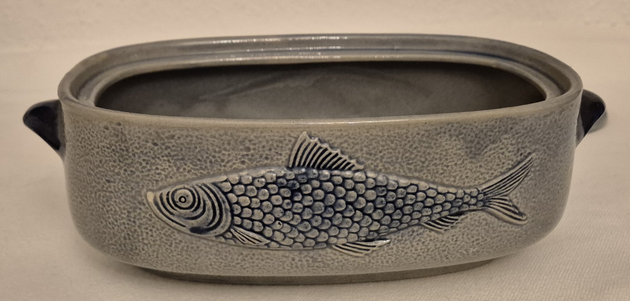 Marzi & Remy Westerwald Steinzeug Fischtopf Fisch Terrine 1,5 l