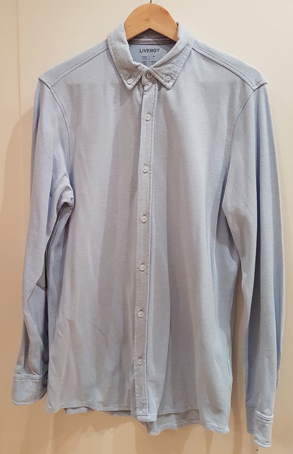 Livergy Hemd blau Gr L 52/54