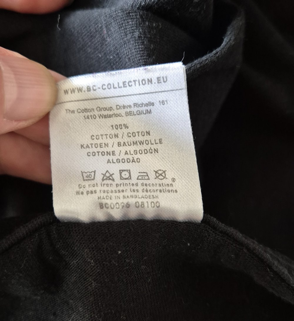 B&C T-Shirt Motorrad Adler USA schwarz Gr L