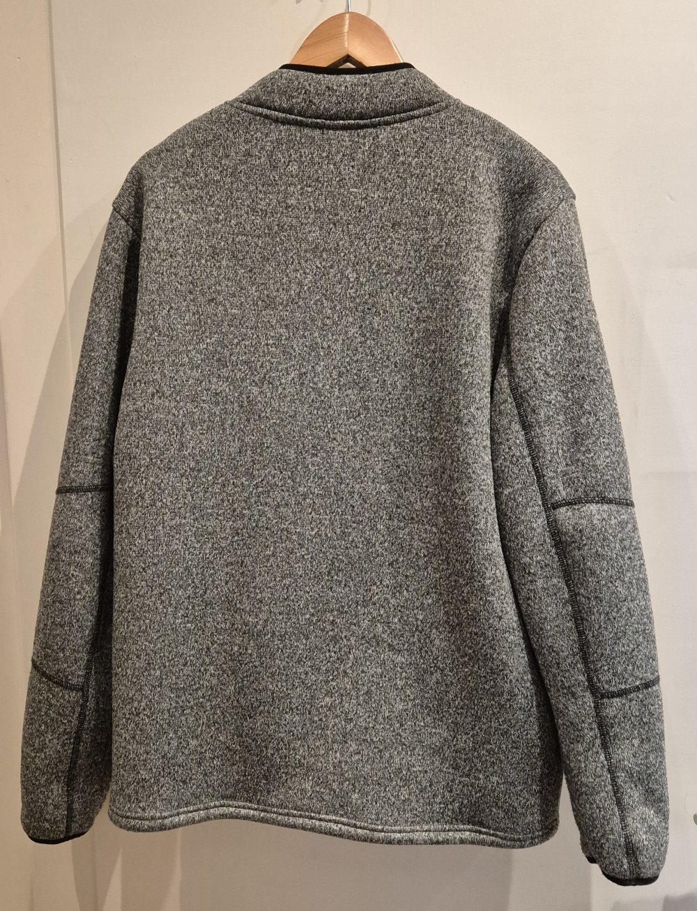 Livergy Herren Sweatjacke mit Teddyfutter grau meliert Gr L