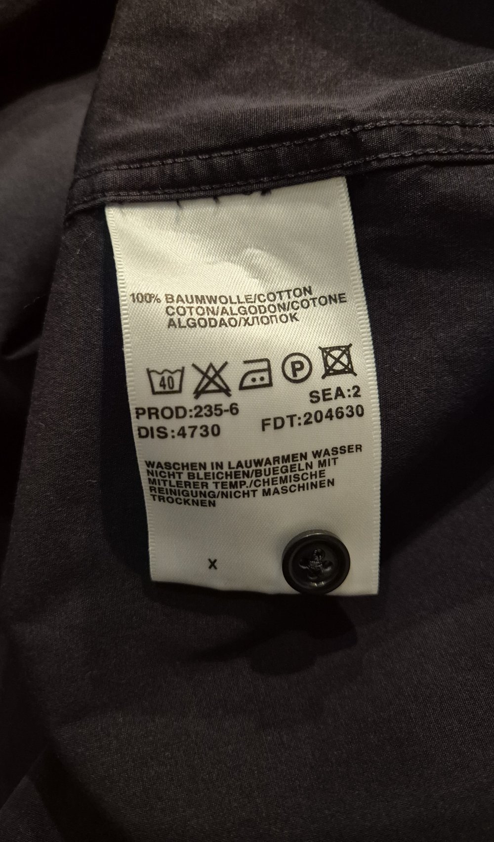 Hugo Boss Hemd braun Gr M