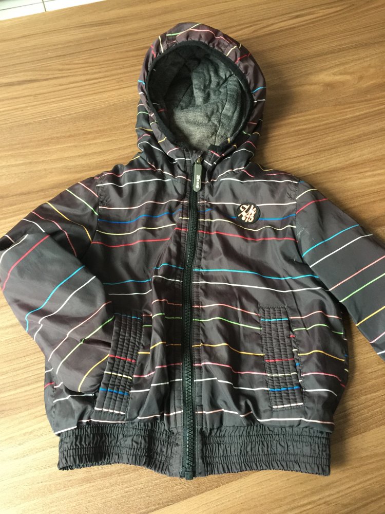 Gestreifte Herbstjacke Gr. 104