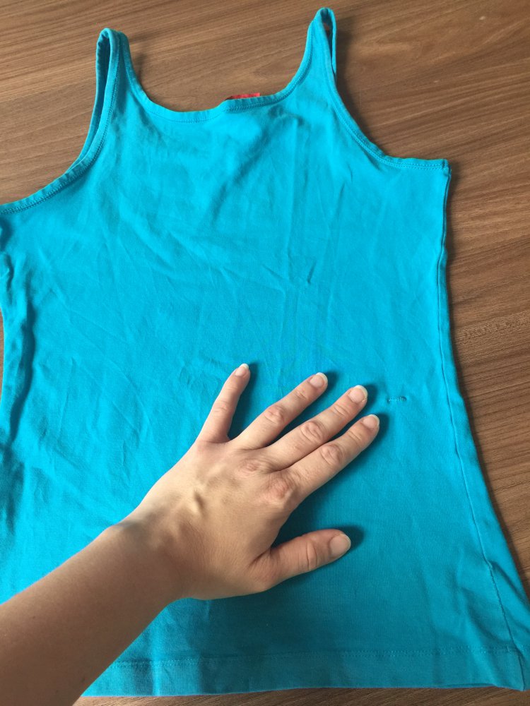 Top in türkis Gr. 38