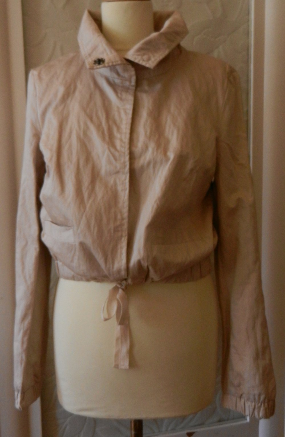 Vintage Blouson Jacke 38 nude 