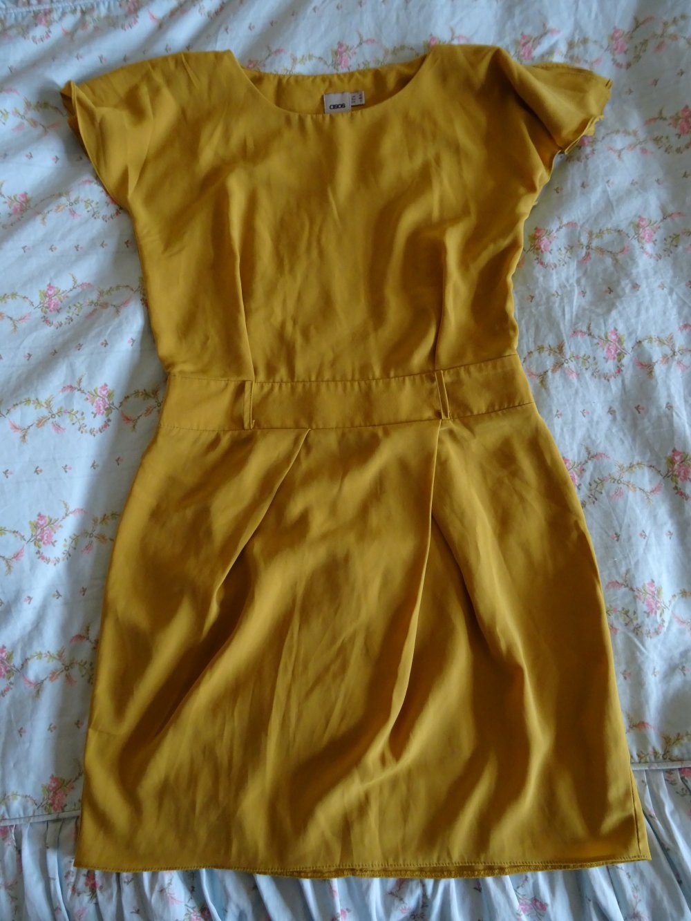 Kleid Asos 36 38 gelb S M gelb senffarben Sommerkleid Rock BERLIN