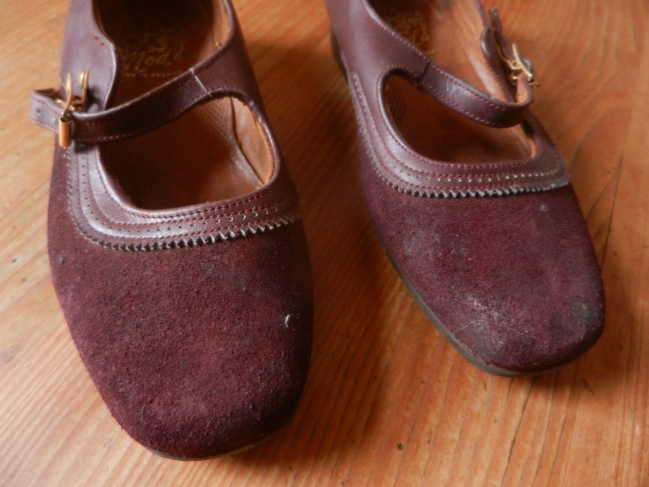 Vintage alte Kinderschuhe 28 Ladymod Leder 70er Vintage BERLIN