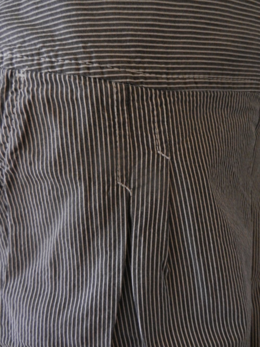 Vintage Rock 38 M gestreift blau Logg Baumwolle BERLIN