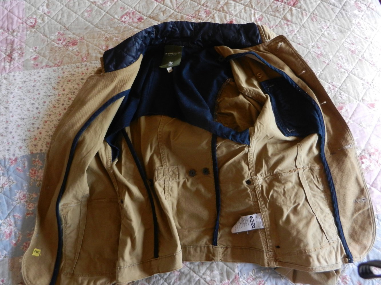 Vintage G-Star Jacke S M beige BERLIN