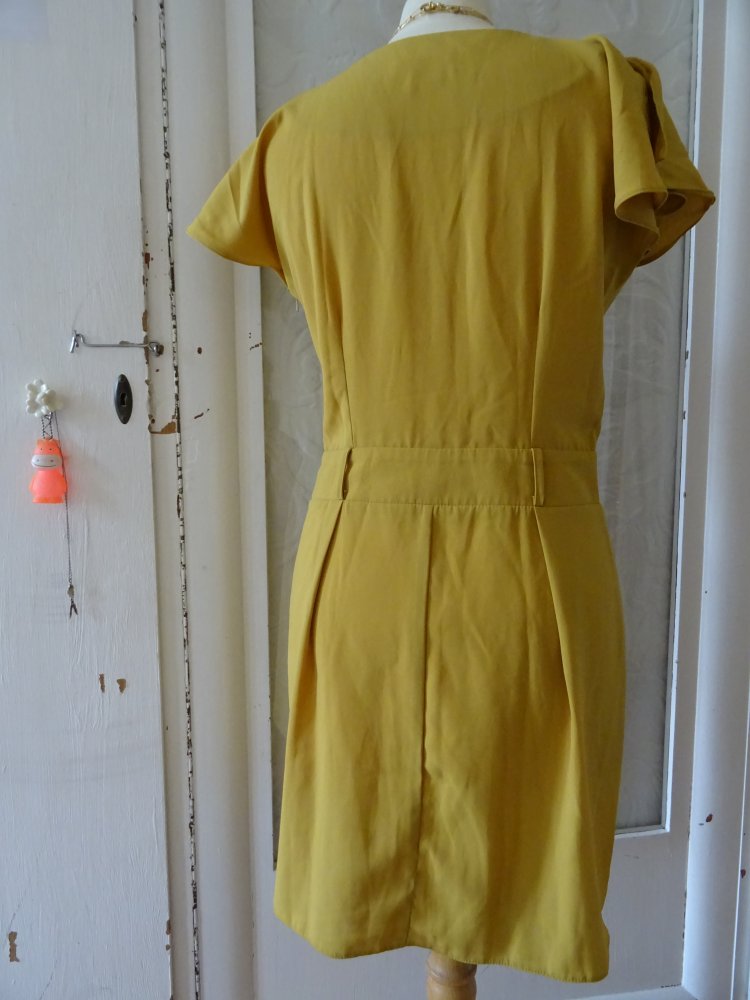 Kleid Asos 36 38 gelb S M gelb senffarben Sommerkleid Rock BERLIN