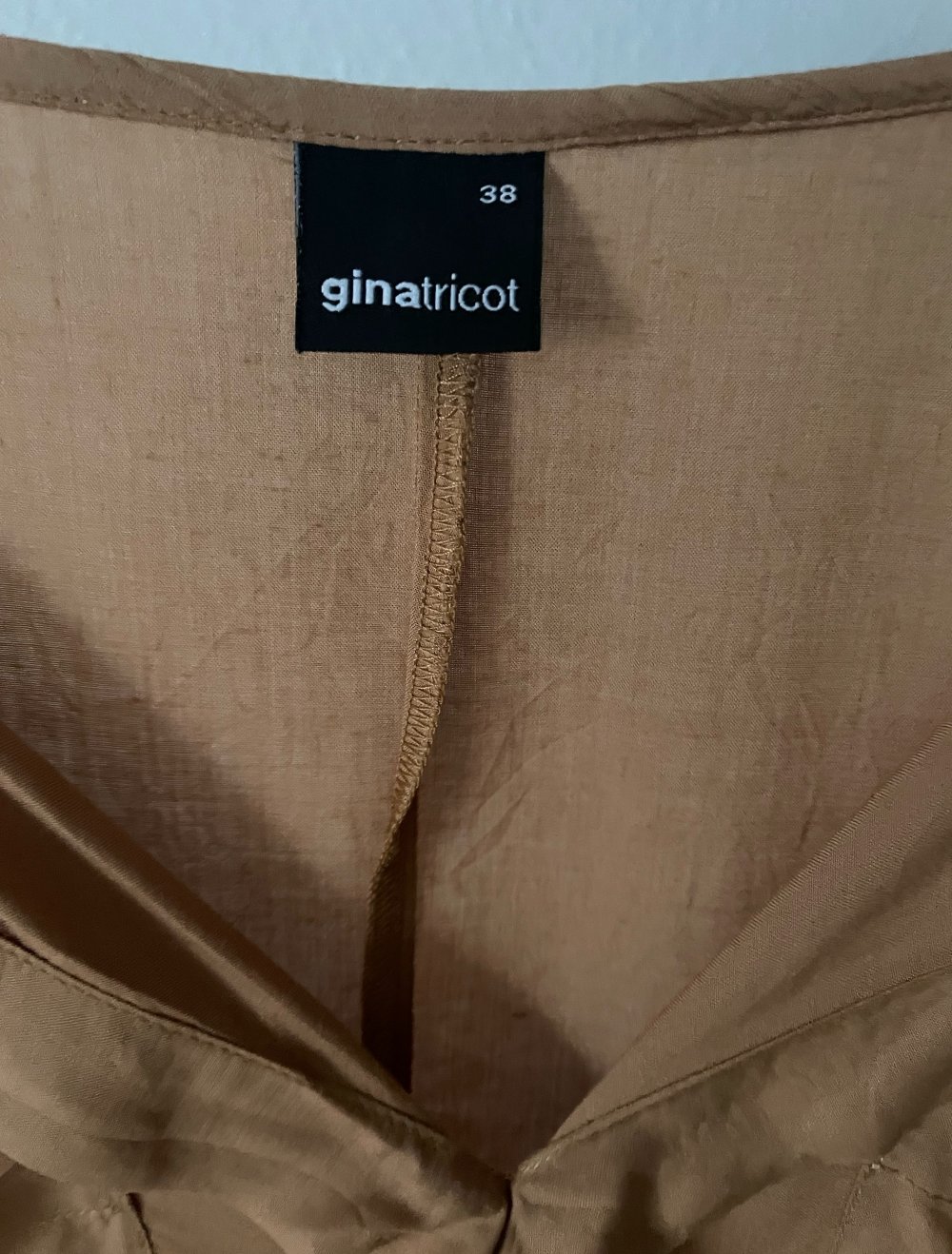 Hemdbluse Cognac