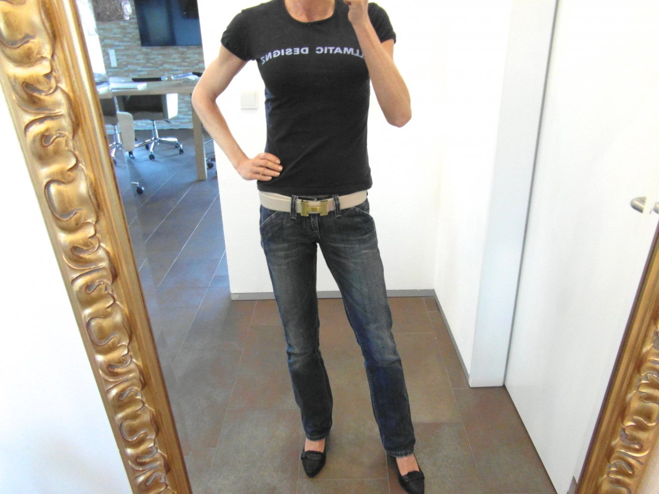Illmatic Designz T-Shirt top Navy für GR. XXS XS 32-34