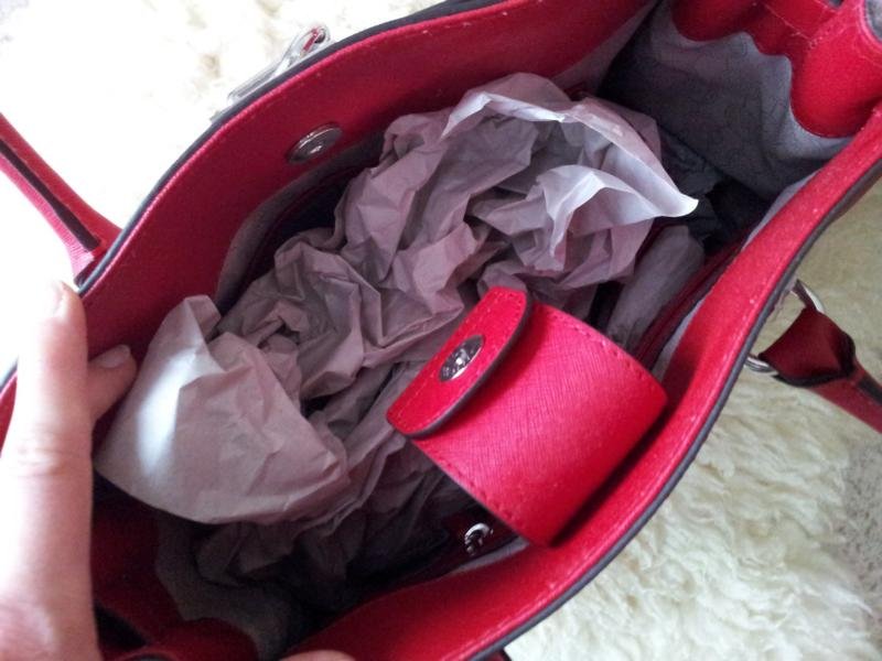 Michael Kors Hamilton NS Large Tote Tasche, Chili Rot, NEU