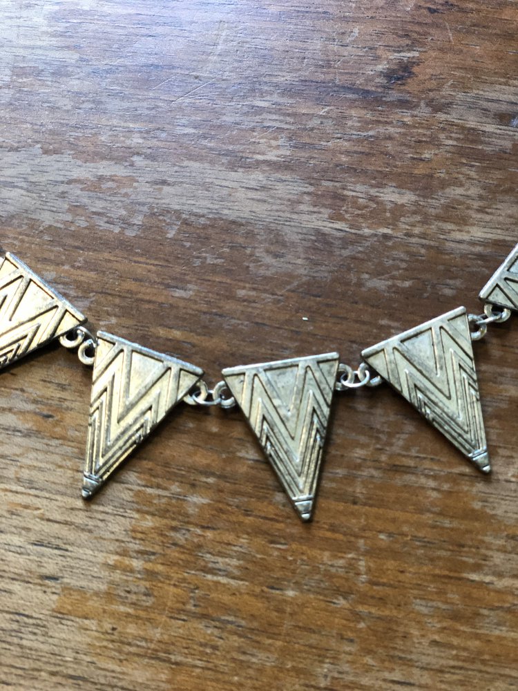 Silberne Kette Azteken