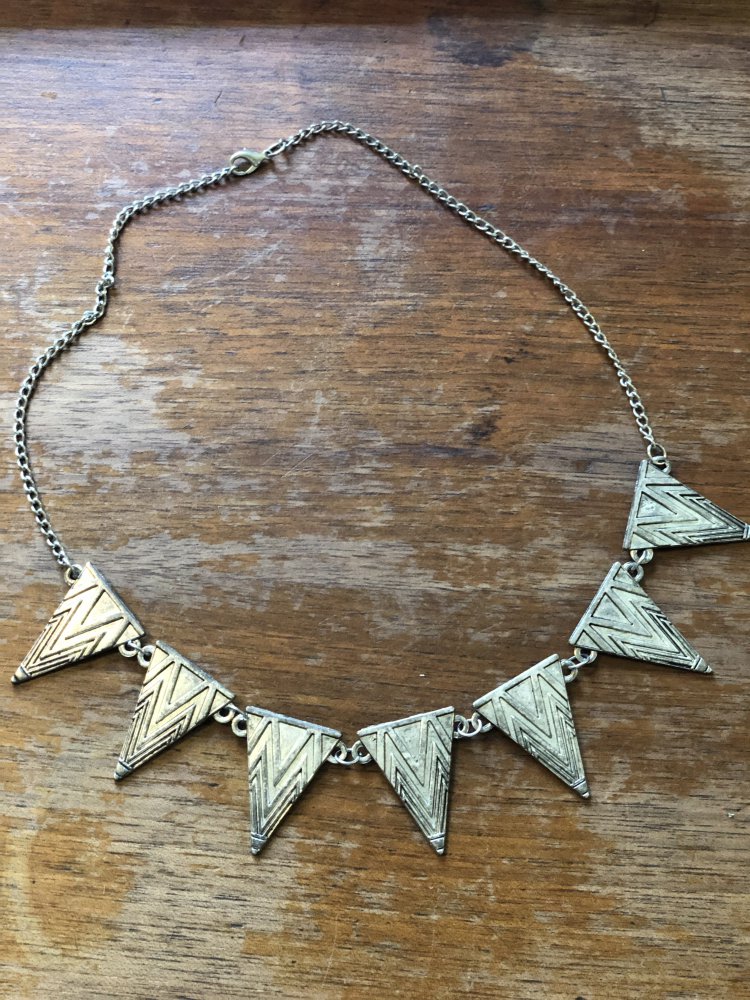 Silberne Kette Azteken