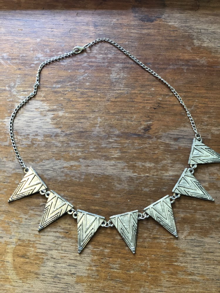 Silberne Kette Azteken