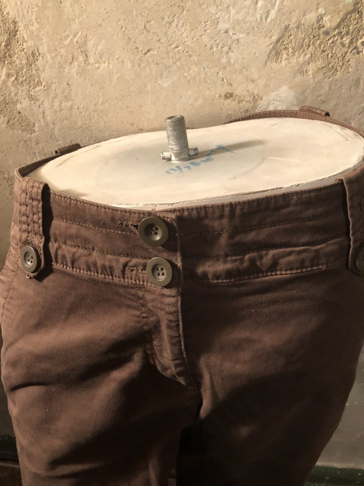 Braune Bermudahose