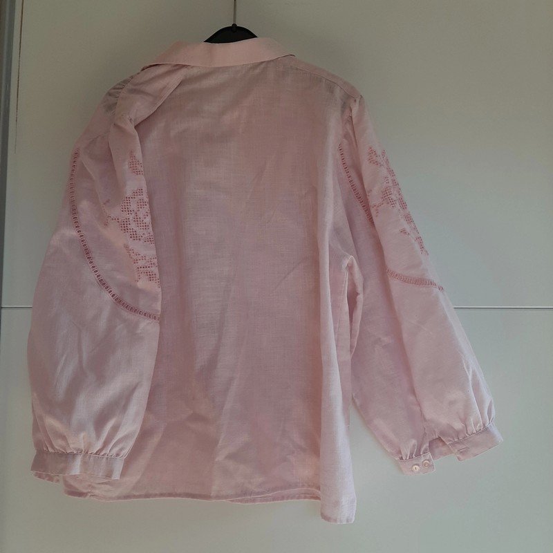Rosa Vintage Bluse