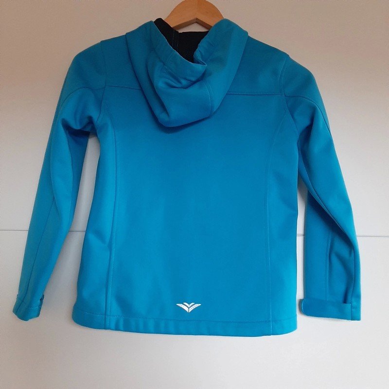 Blaue Softshell Jacke
