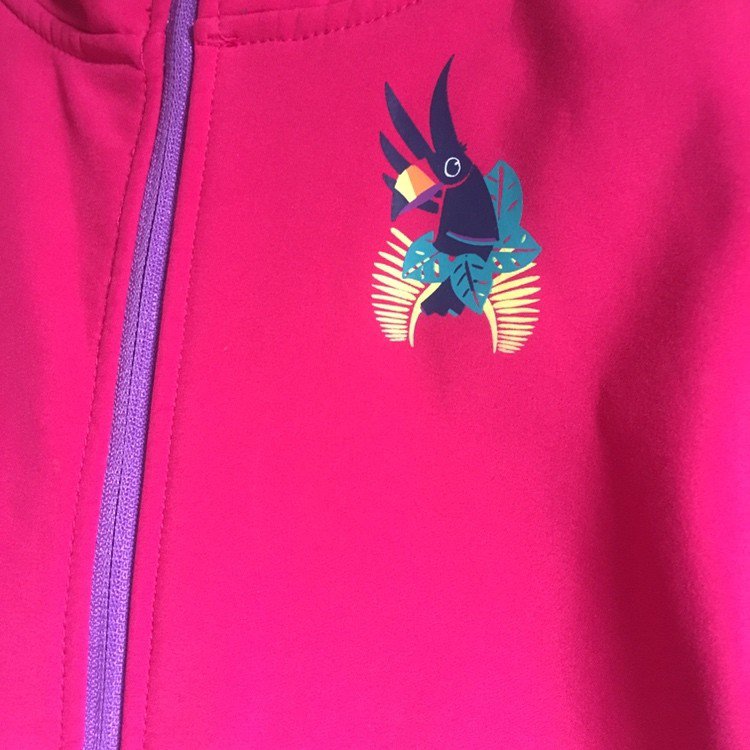 Pinke Softshell Jacke
