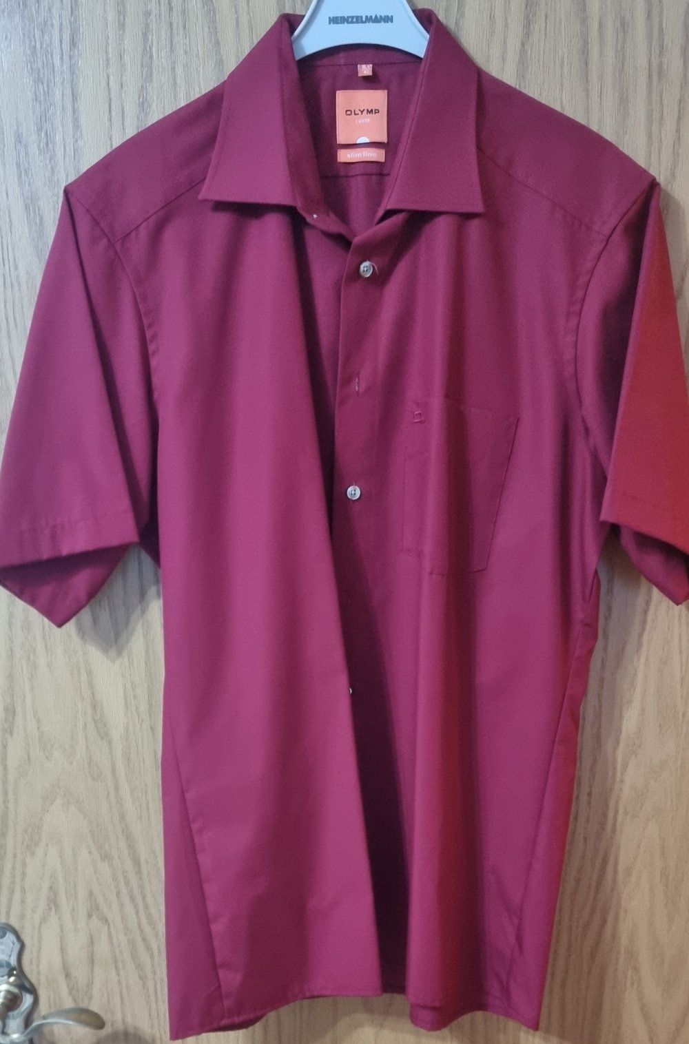 Kurzarmhemd Rot