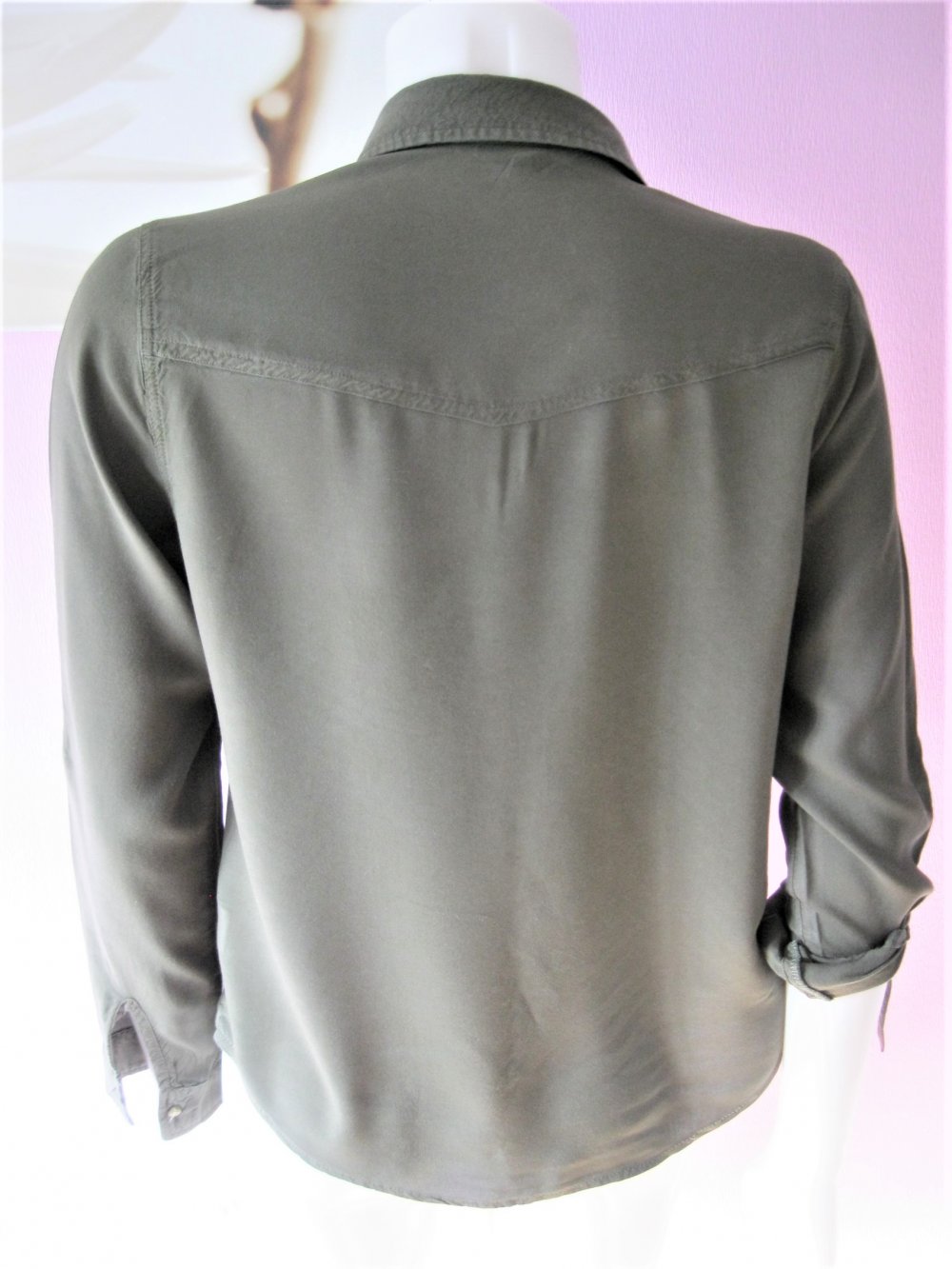 Hemd/Bluse # Tally Weijl # Oliv # Viskose # M