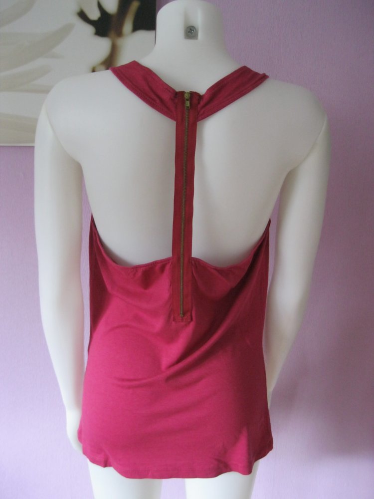Top # even & odd # rückenfrei # Brombeere # M