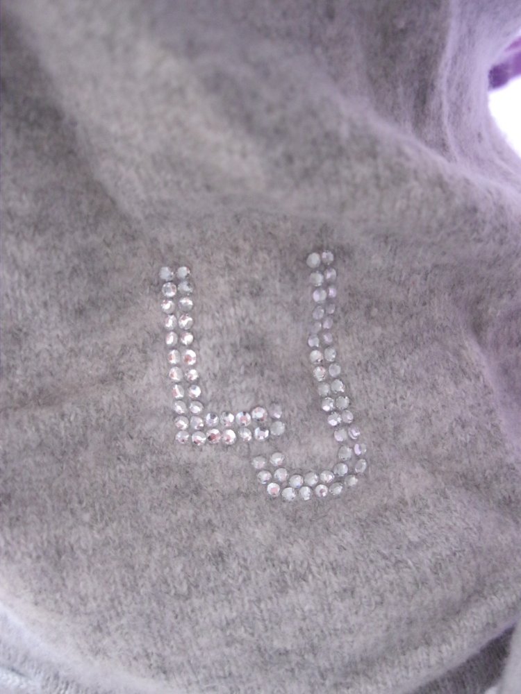 Laurèl Jeans Strickpulli Schurwolle Kashmir Grau S/M