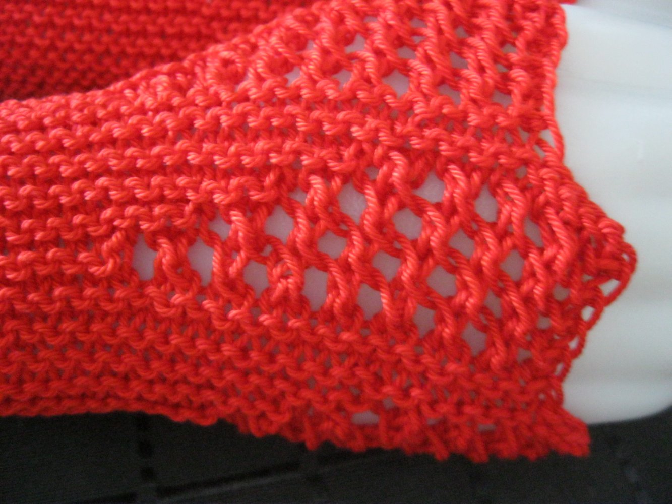 NEU Pulswärmer Hand-Stulpen 100% Baumwolle Handmade rot
