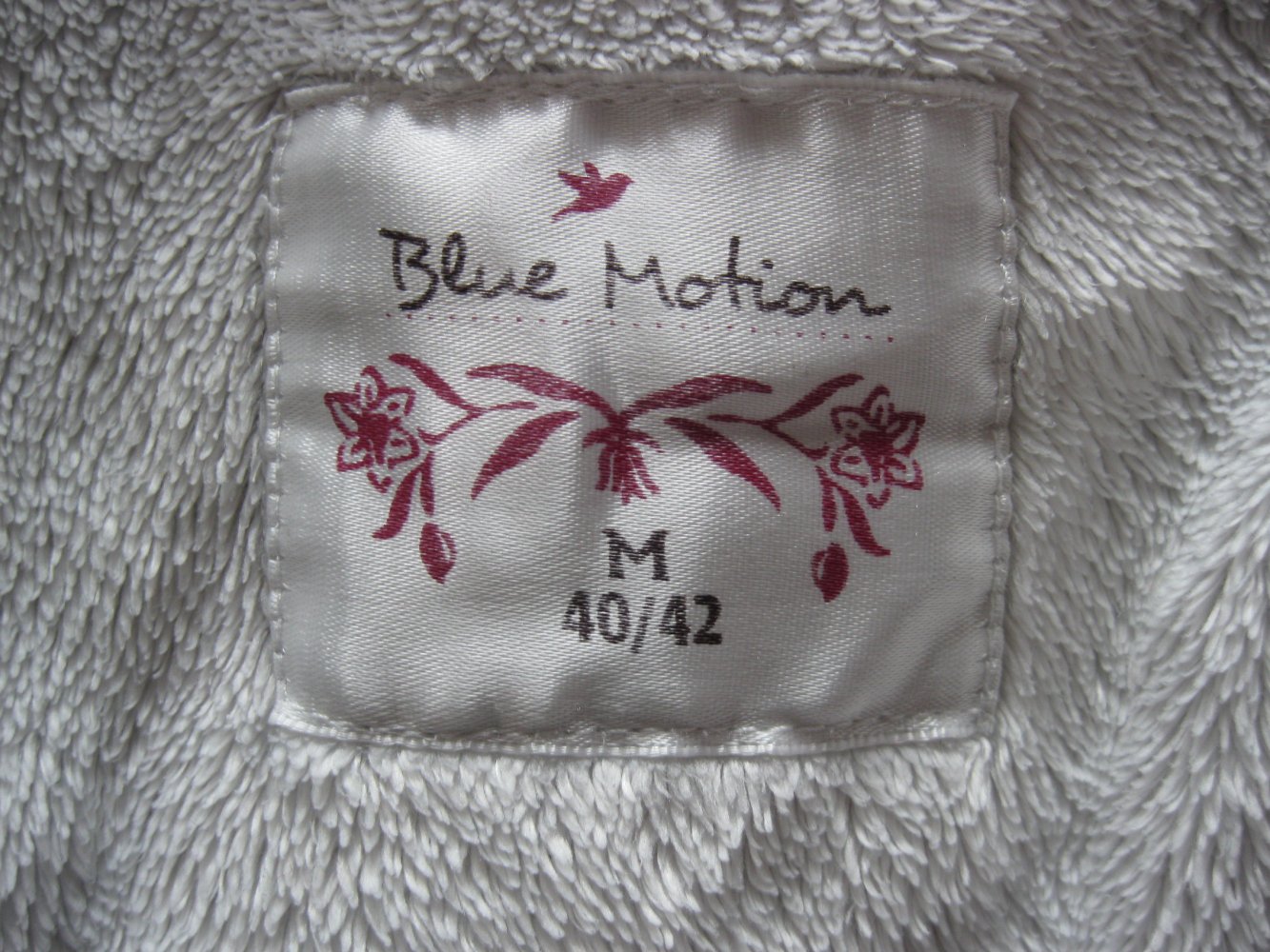 Blue Motion Hoodie Sweatjacke Kapuzenjacke Baumwolle Creme 40/42