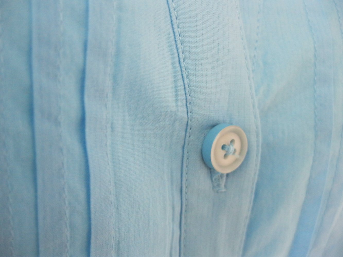 Bluse # Walbusch # 1/2-Arm # 100% Baumwolle # Hellblau # 50