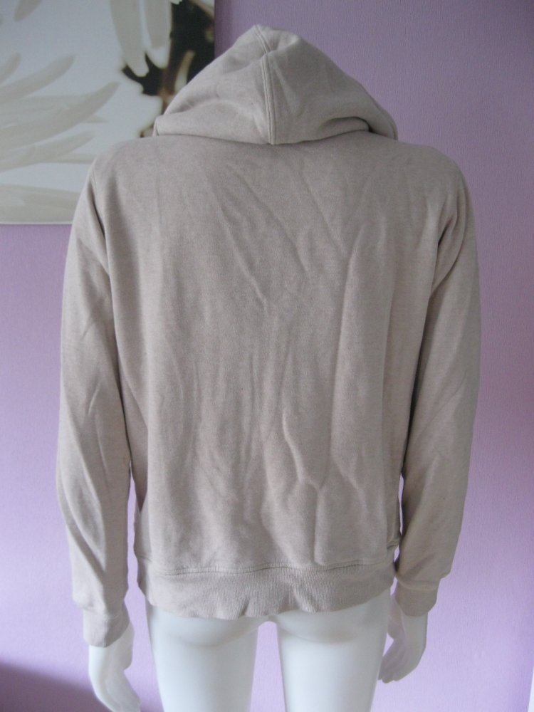 Blue Motion Hoodie Sweatjacke Kapuzenjacke Baumwolle Creme 40/42