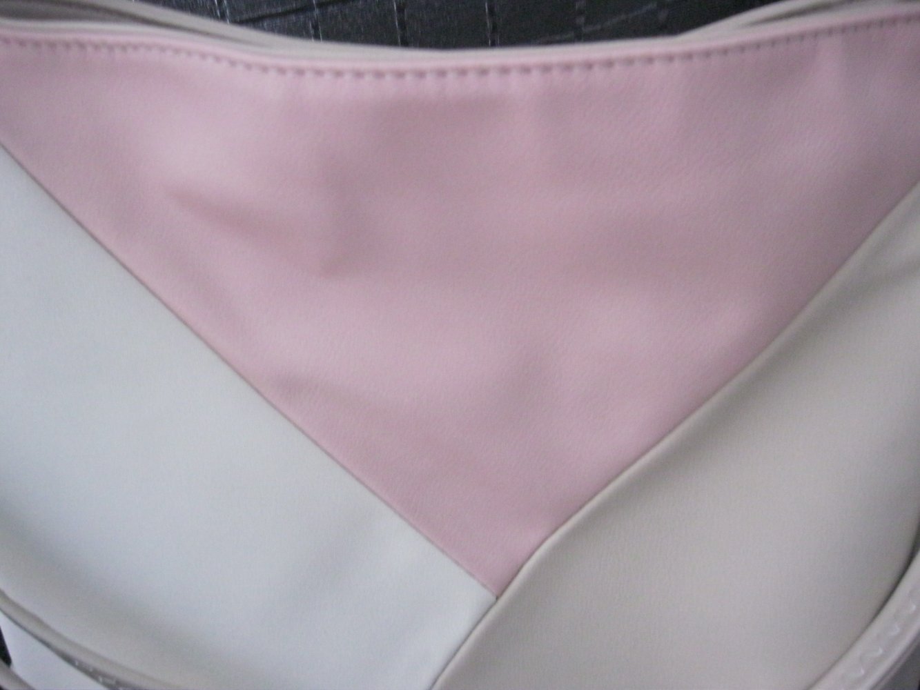 NEU Lookit Handtasche Schultertasche PU Beige/Creme/ Rosé