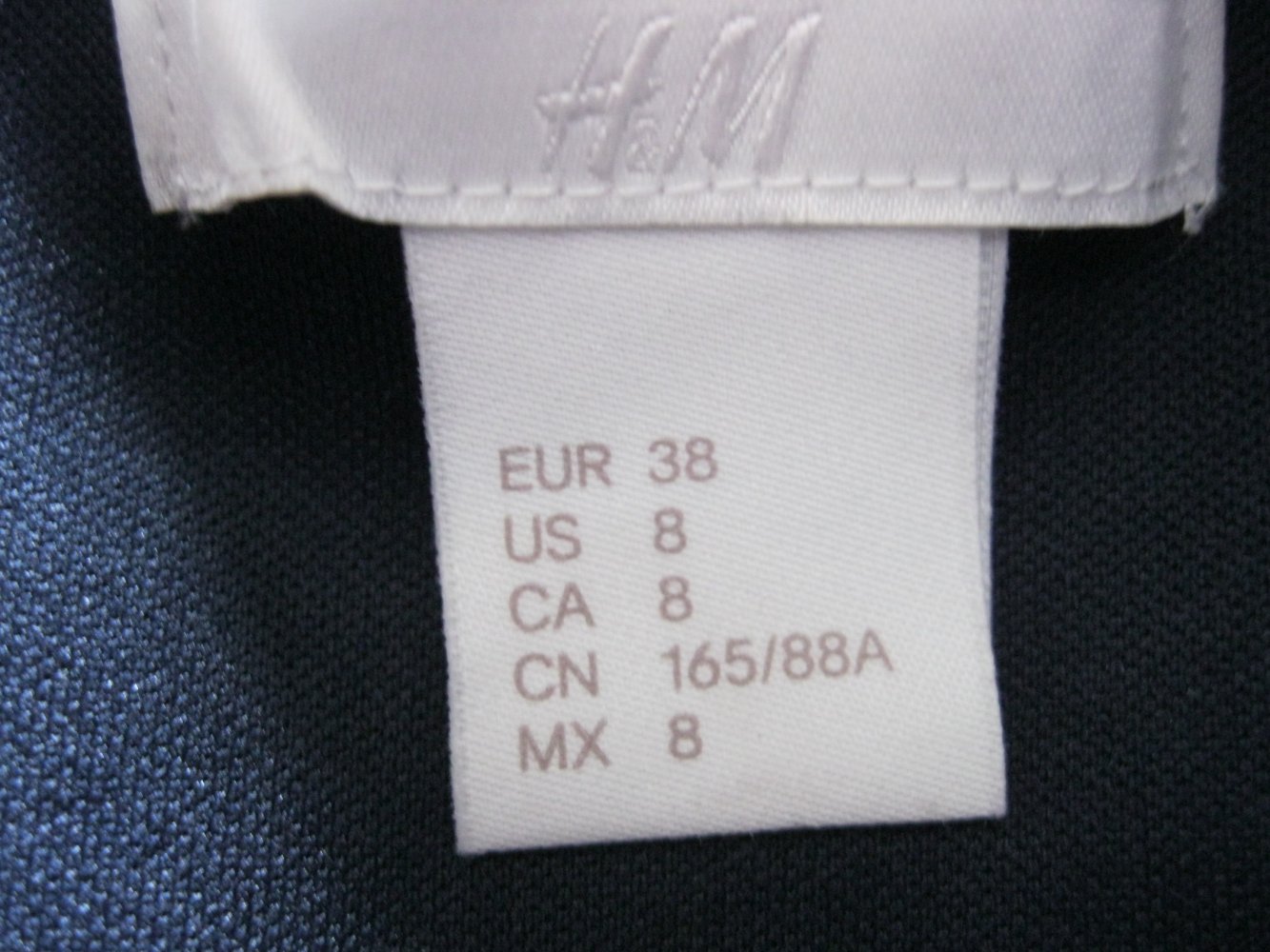 Top # Bluse # ärmellos # H&M # Marineblau # 38