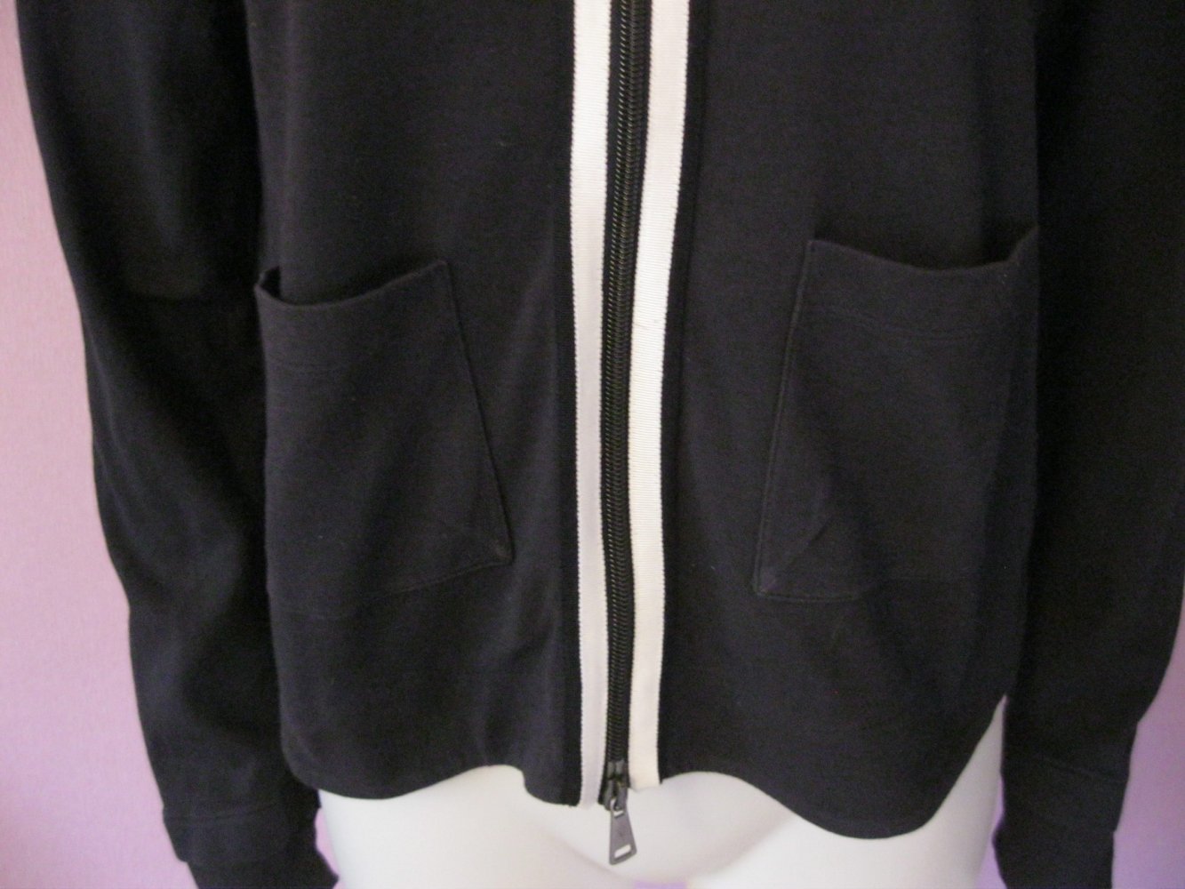 Luisa Cerano Sweat-Jacke Baumwolle Marineblau 38/M