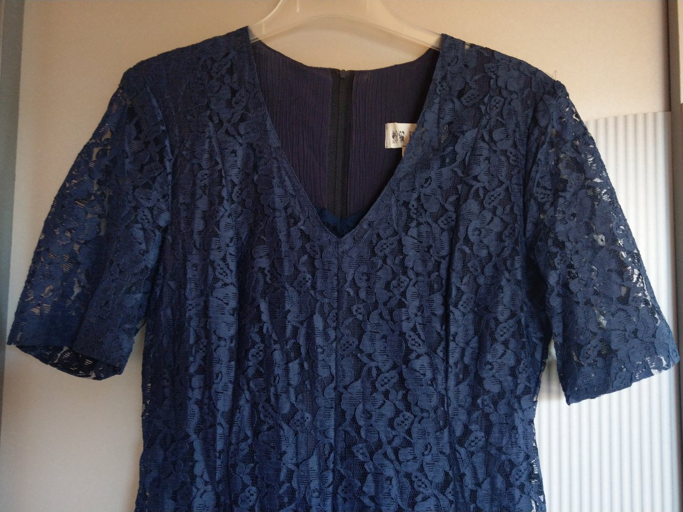 Kleid Spitze blau Together
