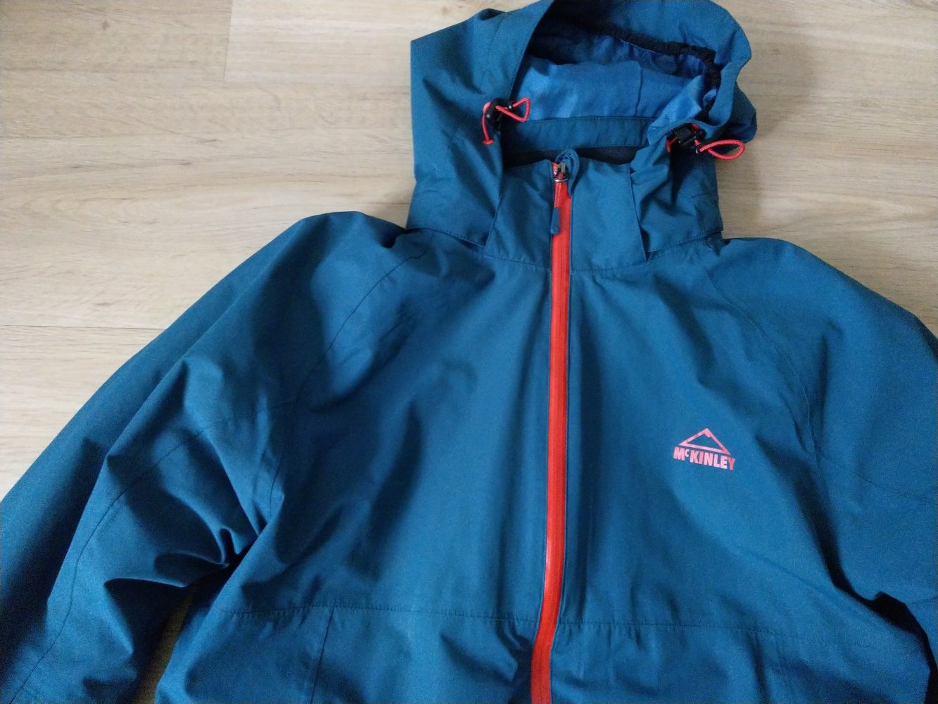 2 in 1 Funktionsjacke blau orange McKinley