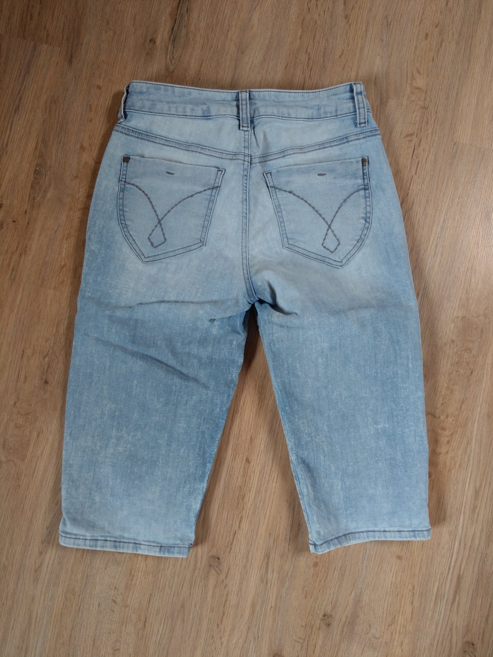 Jeans Shorts Hose blau Steinchen liberty 