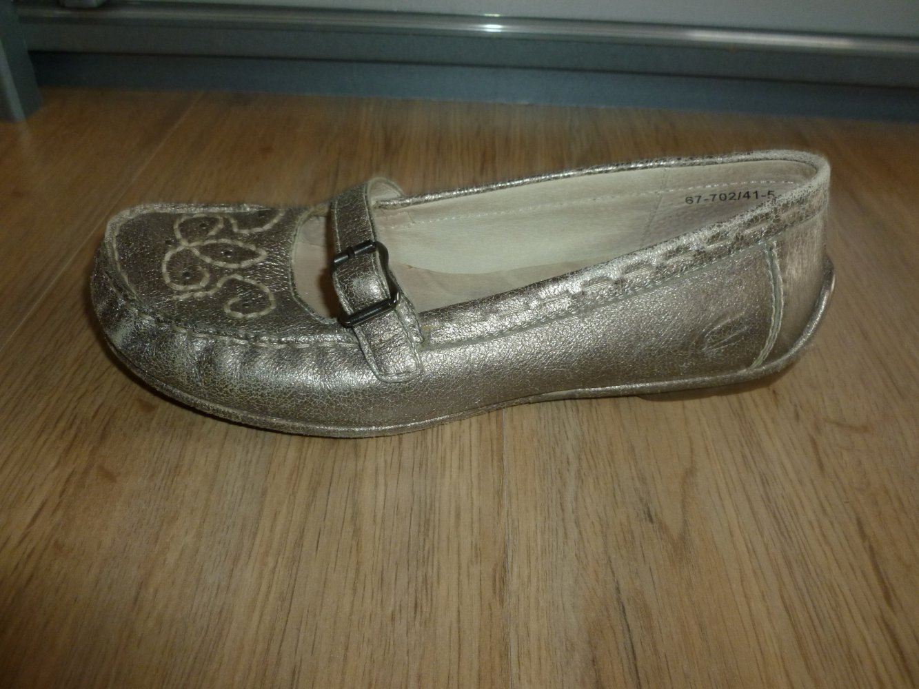 camel active Ballerinas Schuhe silber 5