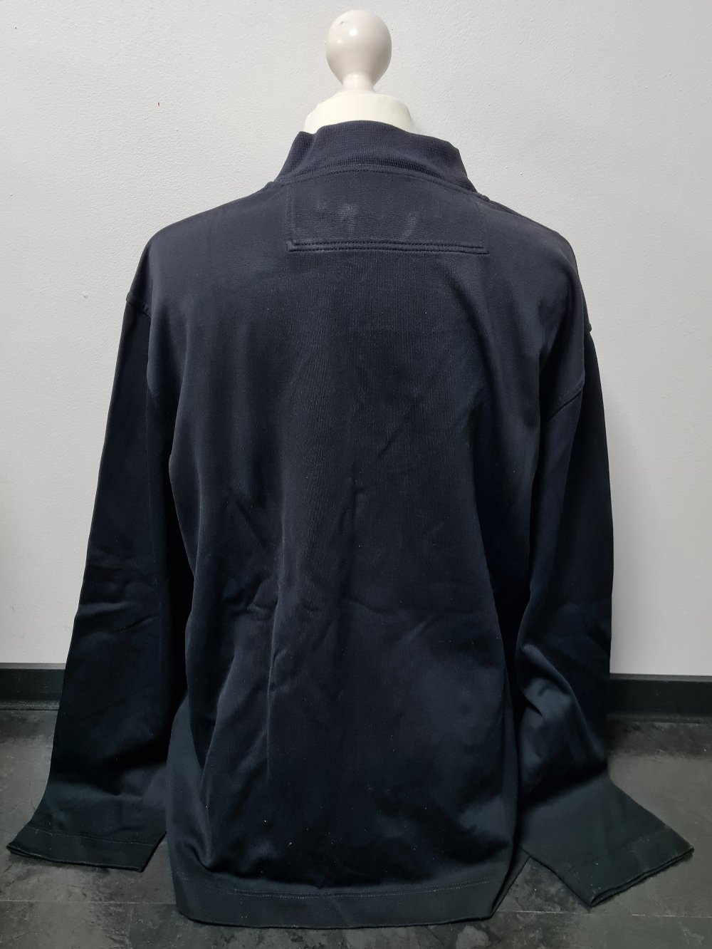 Pullover, Pulli, Oberteil, Ikkembergsbikk schwarz-marineblau, Größe XXL gebraucht
