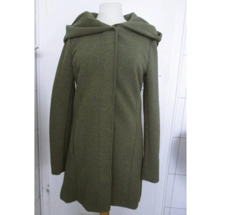 Wintermantel in Khaki