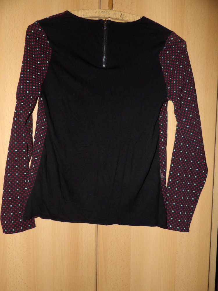 Bluse Mango Gr. 34 XS Punkte Muster