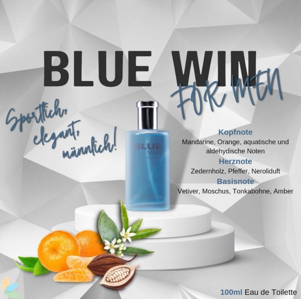 Prowin Duft Herren Eau de Toilette 100 ML Blue Win
