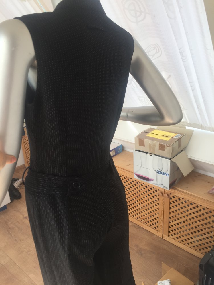 Mango Overall Jumpsuit mit Bindegürtel