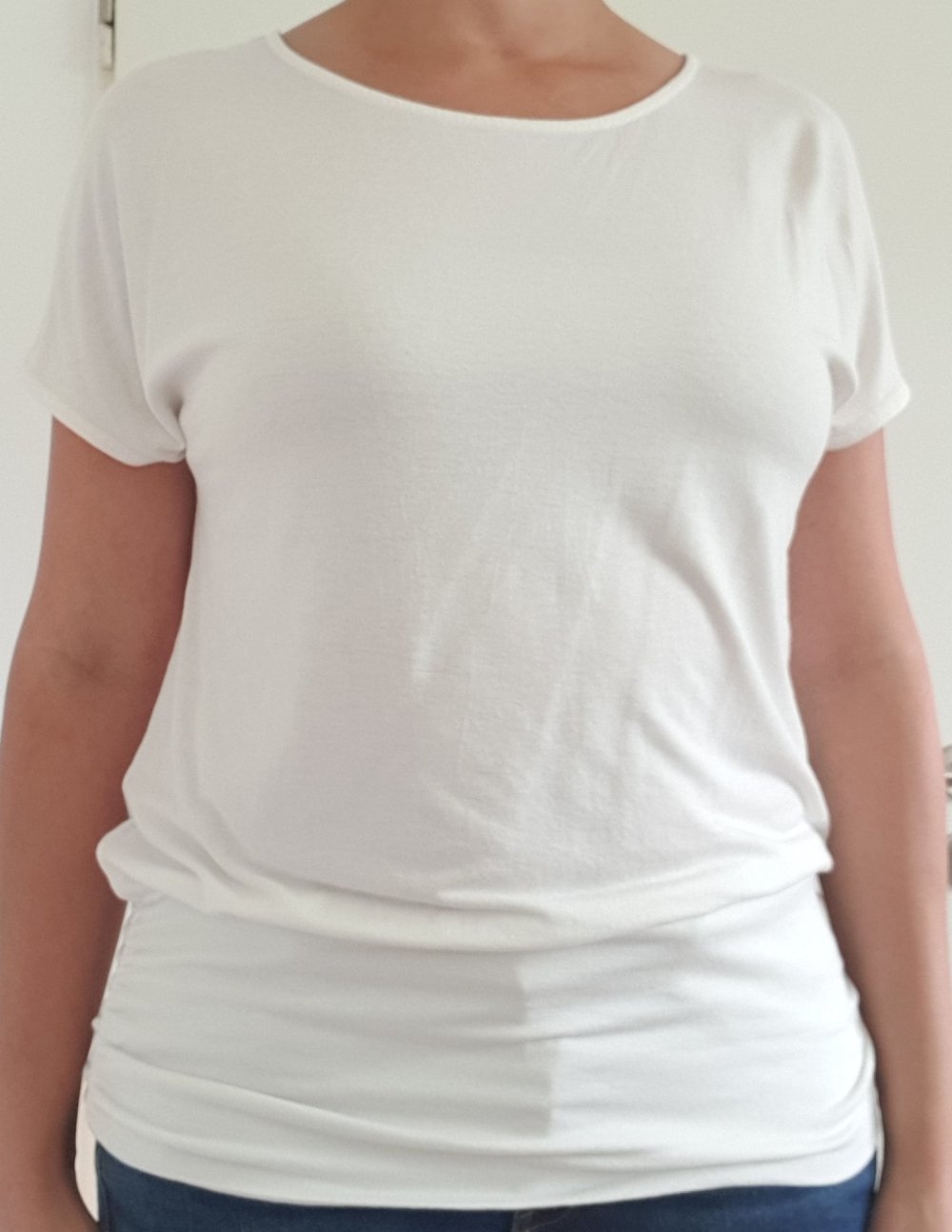 weißes lockeres Shirt