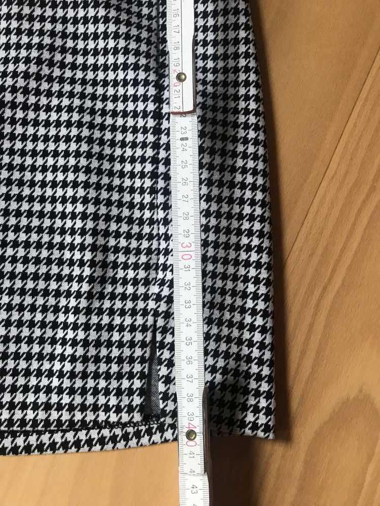 Minirock Onesize Pepita Hahnentritt Mustermix Monochrome Classic Design Gummibund Schwarz Weiß Rock Kombimode bequem Stiefelrock Classic Design S-M Kostümrock 