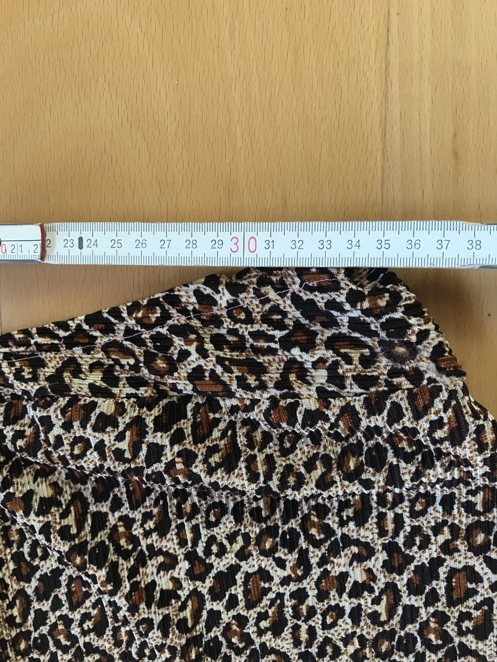 Palazzo Hose Culotte Crossover Animal Print Plissee 7/8 Capri Short 38/M Unikat 