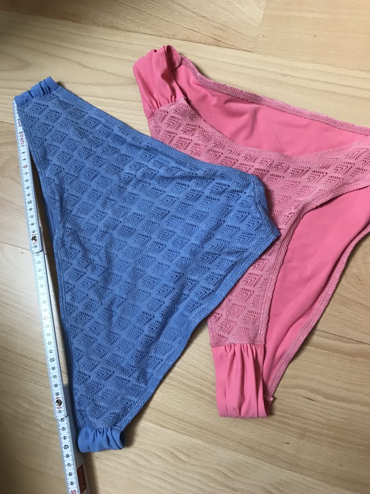 Bikinihose Colorblocking Ethno Webmuster Design XL Boho Badehose  