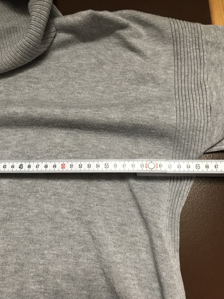 Pullover Plussize Verve Ami grey AMI Clothes XXL/50 hellgrau Rollkragen Turtleneck lässig 