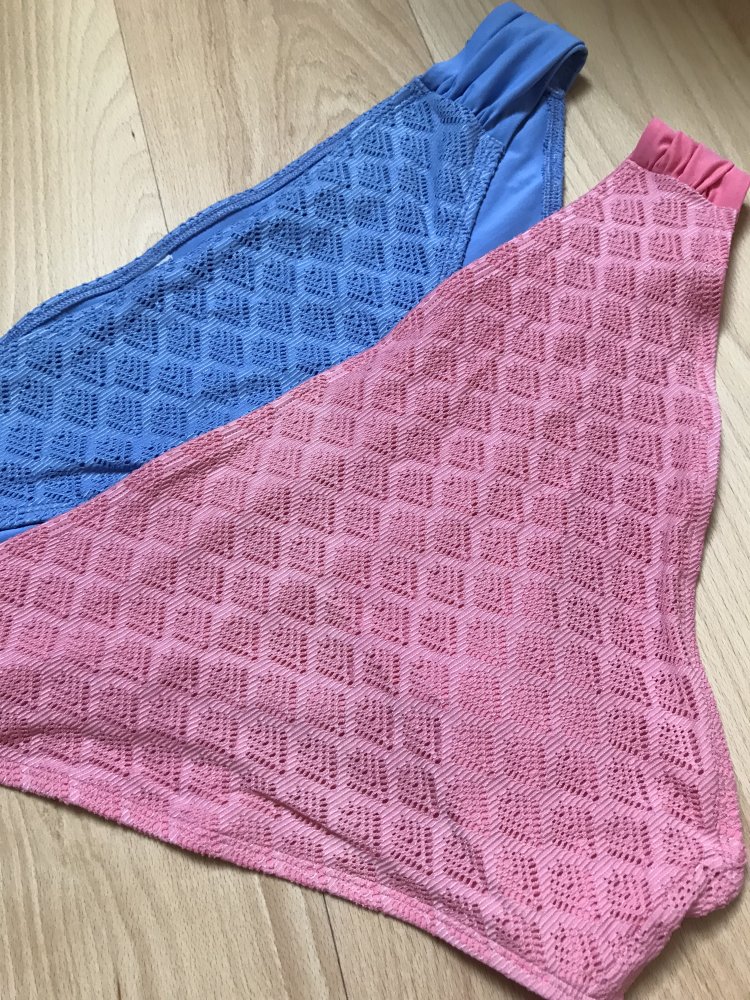 Bikinihose Colorblocking Ethno Webmuster Design XL Boho Badehose  