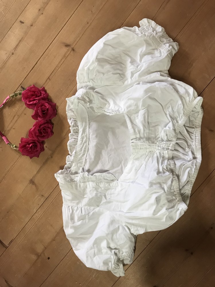Kopfschmuck Haarband Rosen Onesize Blütenband Festival Boho Landhaus Tracht Wedding Mottomode Roman?e Vielseitig Rosenblüten Shabbydesign 